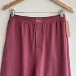 SKIMS Boyfriend Loose Pant in Beet, Size Small Photo 4