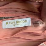 Ramy Brook NEW  Peach Sleeveless Flowy Spring Summer Embroidered Strap Top Size S Photo 3