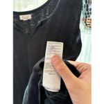 Pilcro and the Letterpress Pilcro Notched Charcoal Gray Tank Photo 3