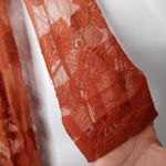 Sky & Sparrow burnt orange sheer cardigan size S/M Orange Photo 2