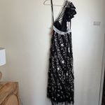 Mac Duggal  Floral Embroidered One-Shoulder Gown Photo 9