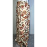 Charter Club Women’s Silk Floral Earth Tones Cream Maxi 16 Photo 3