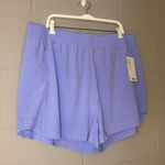 Athleta NWT Hustle 3” Shorts in Periwinkle Women’s Size 2XL Athletic Shorts Photo 2
