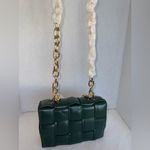 Urban Expression New Urban Expressions Dark Hunter Green Woven Shoulder Women’s Bag Purse-NWT Photo 6