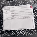 Tahari ‎ Polka Dot Blouse Black 3X Photo 10