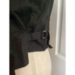 Soft Surroundings  Black Alicante Linen Blend Topper Open Front Blazer PS Photo 4