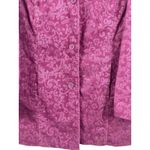 VTG 90s Y2K Denim & Co Women’s S Pink Corduroy Damask Floral Textured Blazer Photo 1