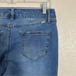 1822 Denim  High-Rise Demi Bootcut Raw Hem Jeans, Size 8 Photo 8