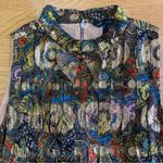 Marc by Marc Jacobs  Metallic Silk Coastal Career Preppy Quiet Luxury Top… Photo 1