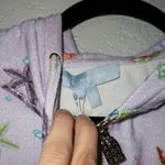 Hill House NWT Purple Sea Creatures The Allie Terry Zip-Up Size Medium Photo 4