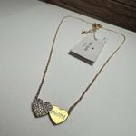 Kate Spade “ Mom” Engraved Rhinestone Gold Tone Necklace Signed NWT Photo 12