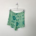 Reformation [] Green Tie Dye Decade Shorts Zip Back High Rise Lightweight Size 2 Photo 1