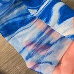 Ibkul Devon Blue Mandarin Collar Dress Size Large Photo 1