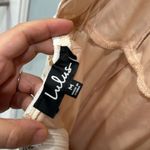 Lulus  Women's Steal a Kiss White Lace Halter Open Back Mini Dress Sz Medium Photo 7