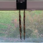 Bebe  Long Dangling Bohemian Brown Women's Earrings New with Tags Photo 6