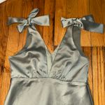 BHLDN x Sachin & Babi Harper Satin Charmeuse Sage Green Midi Dress Photo 2