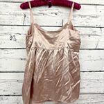 INC International Concepts Women's 100%‎ Silk Smokey Rose Camisole [Size 10] Tan Photo 2