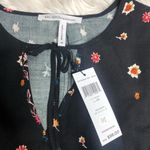 BCBGeneration NWT  Floral Print Bell Sleeve Top Photo 4