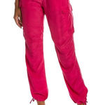 Rag and Bone 100% Silk Roth Cargo Jogger Pants In Dragon Fruit Size XS NWT $425 Photo 0
