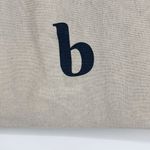 Brooklinen tote bag in Oatmeal & Navy Blue NWOT! Tan Photo 4