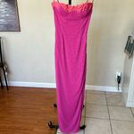House Of CB  'Aiza' Raspberry Lace Trimmed Maxi‎ Dress NWOT size XS Photo 8