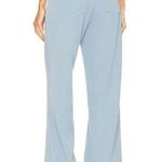 We Wore What New Women's Blue Storm Relaxed Wide Leg Suiting Twill Trouser Pants 0 Photo 1