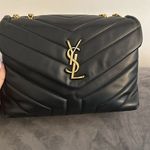 Saint Laurent Authentic YSL  Black Leather Shoulder Bag. Photo 0