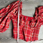 Free People Cherry Bomb Balloon Sleeve Top Photo 11