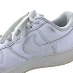 Nike Air Force 1 Women's White Leather Low Top Lace Up Athletic Sneakers Shoes 8 Photo 4