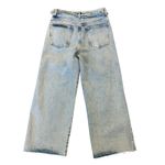 Free People We the  Kinsey Jeans Women’s 32 Wide Leg Pleated Crop Distressed Boho Photo 7