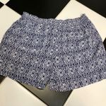 Briggs New York Linen Blend Lightweight Shorts Fringe Tassels Elastic Waistband Photo 4