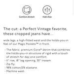 Madewell The Tall Perfect Vintage Wide-Leg Crop High Rise Jean Size 28T Photo 12