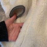 Reebok NEW! Cream Fleece Fuzzy Zip Jacket w/ Hood Photo 2