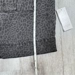 INC International Concepts Charcoal Leopard Print Denim Jacket M Black Size M Photo 7