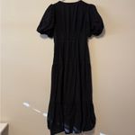 PaperMoon  Black Maxi Dress with Puff Sleeves Photo 2