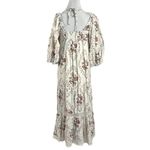 Free People  Ethereal Dainty All the Attitude Printed Maxi Dress Large Cottage Photo 9