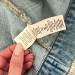 Free People  Sequin Glam Denim Jacket in Indigo Blue Size Small Photo 11