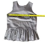 J.Crew Wool Peplum Sleeveless Top Size 2 Photo 7