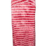 Live and let live Red Tie Dye Striped Stretch Knit Pull On Maxi Skirt Petite S Photo 0