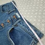 We Wore What Exposed Button Fly High Rise Blue Jeans Size 28 Photo 4