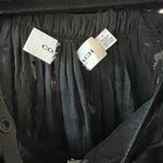 Coach 335  Floral Devore Dress Size 4 Color Black Photo 4