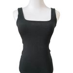 Abercrombie & Fitch Soft A&F Black Sleeveless Bodysuit MEDIUM Seamless Mockneck Photo 0