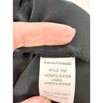 Karina Grimaldi Hanna Lace Crochet Scalloped Trim Blouse Top Black Women's XS Photo 3