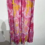 America & Beyond Pink Totally Tie Dyed Maxi Cover Up Sz M NWT Size M Photo 3