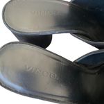 Vince Black Tanay Suede Leather Slide Mule Block Heel size 9 Photo 2