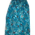 Band of Gypsies Band of the Free Womens Celene Teal Floral Layered Midi Skirt Photo 3