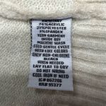 Sanctuary  Pretty Pleats Stripe Crop Sweater Women's Large Cream Long Sleeve Photo 7