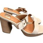 DV Dolce Vita Women's White Slide High Heel Sandals Size 10 NWOT Photo 0