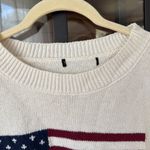 Amazon USA flag knit sweater ralph lauren american preppy crewneck ivory  Photo 3