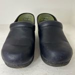 Dansko  Navy Blue Leather Clogs Photo 1